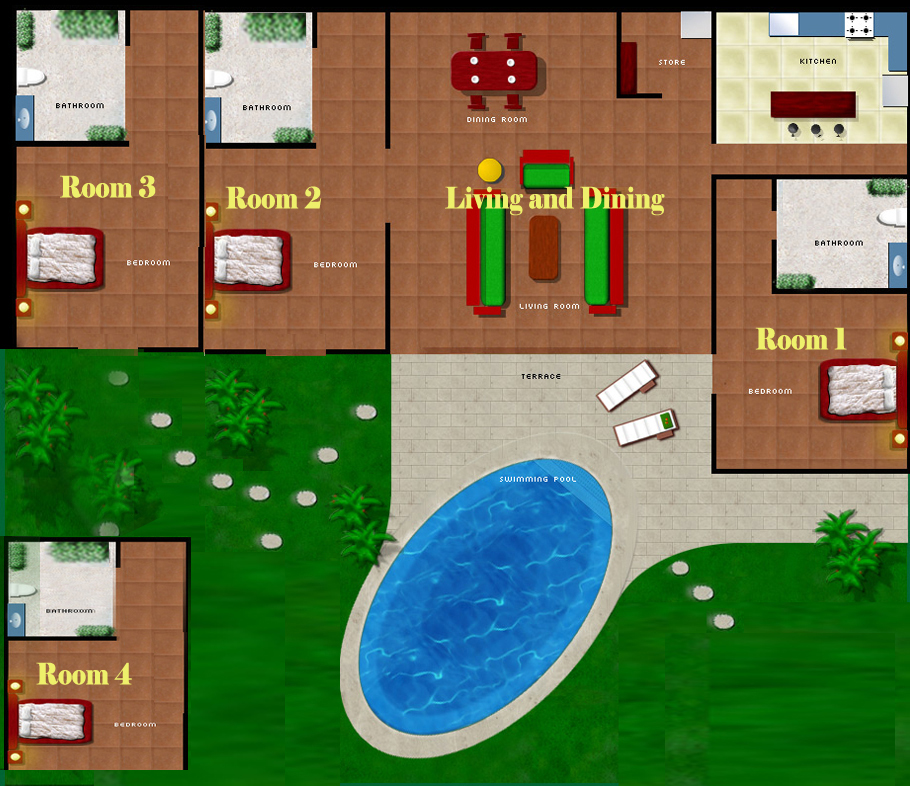 4 Bedroom Dyana Villas Seminyak Bali - Photo 6